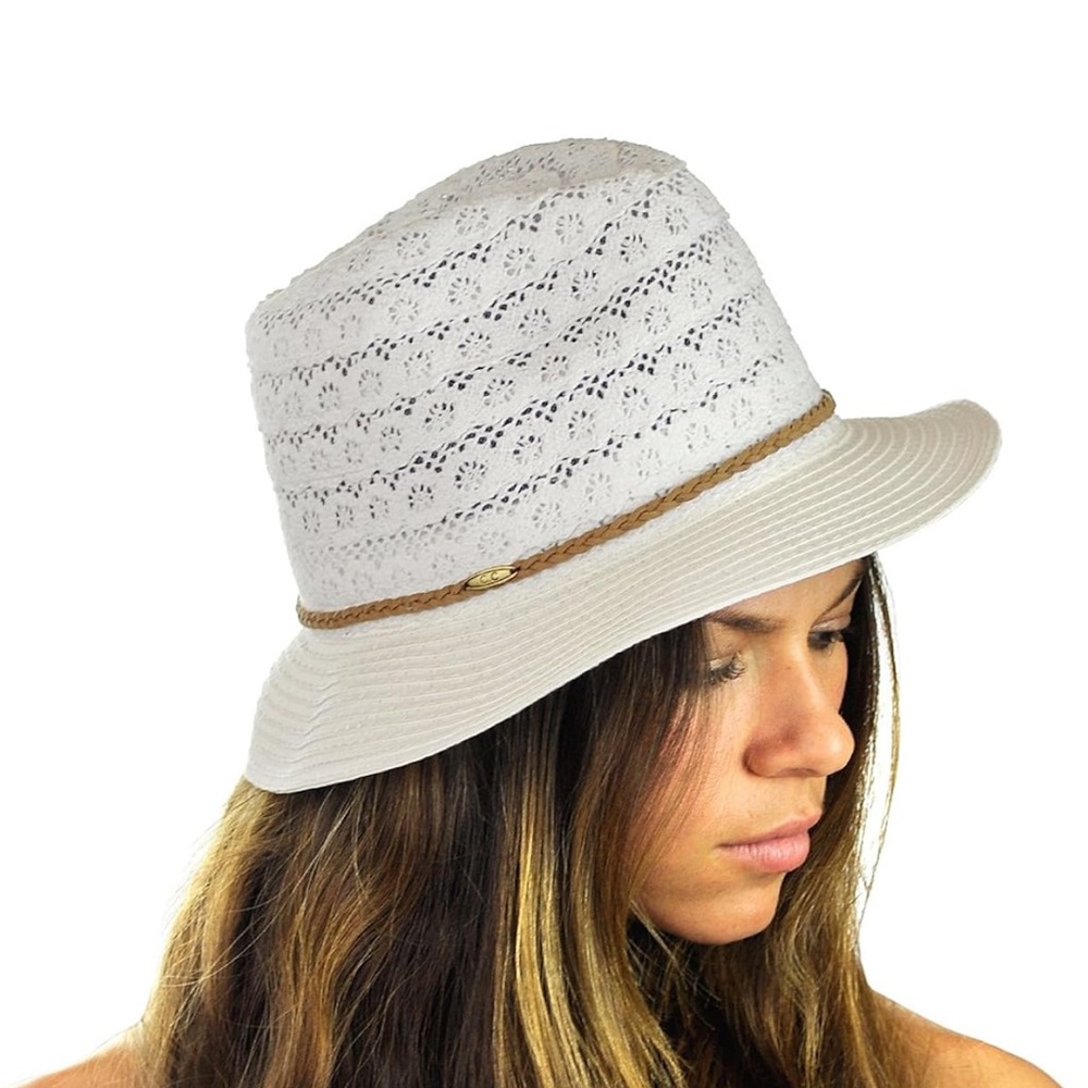 C.C Exclusive Sun Protection Cream Lace Fedora